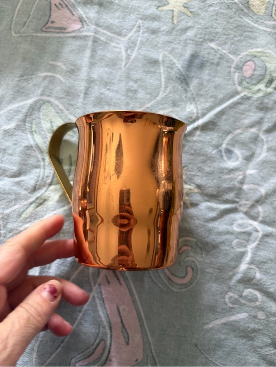 Coppercraft Guild Other - Copper Finish Milk Pitcher with Brass-Colored Handle
